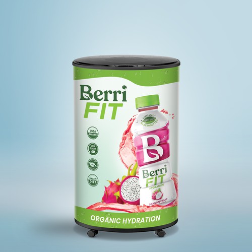 Branded Beverage Cooler Design by maxgraphic