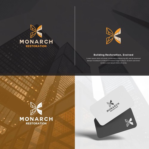 Design a modern clean logo package for a restoration company Design by Danny A