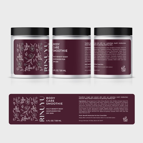 Update My Cosmetic Jar Label Design by mojo_creatives