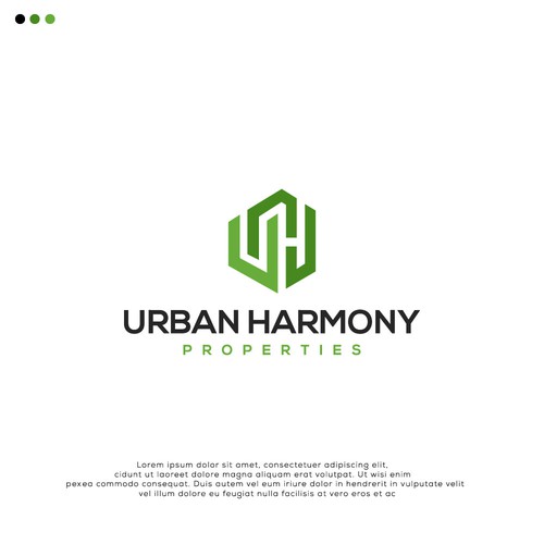 Image showcasing Designs | Urban Harmony | Logo & brand identity pack contest