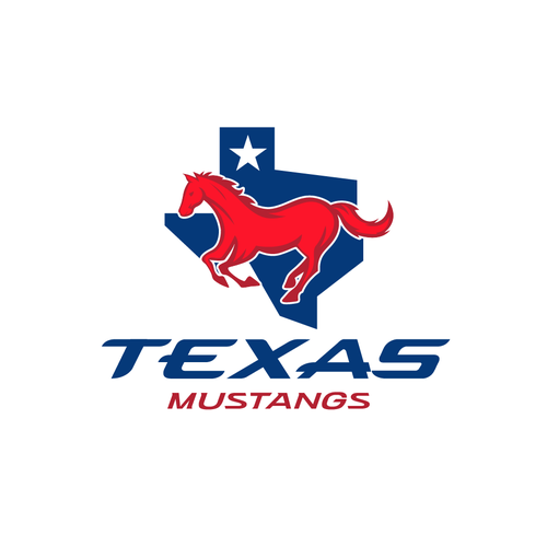 Diseño de Texas Mustangs de rulasic