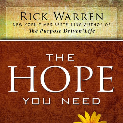 Design Rick Warren's New Book Cover Design por Brotherton