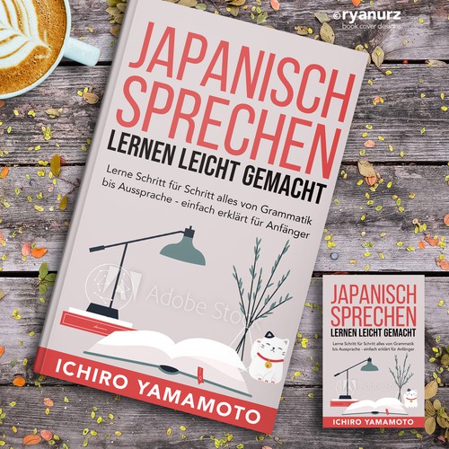 Design Book Cover: Learning to speak Japanese por ryanurz