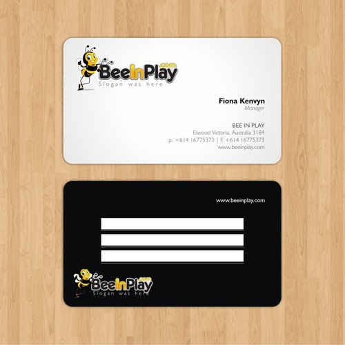 Help BeeInPlay with a Business Card Réalisé par malih