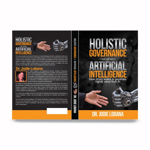 Man and Machine interaction - Book cover needed for Governance of Artificial Intelligence Design von anisha umělec