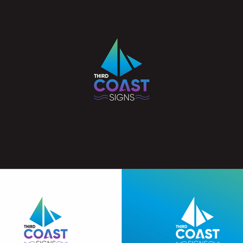 New vibrant business logo and branding for a sign making company serving Chicago Design by ntôþ