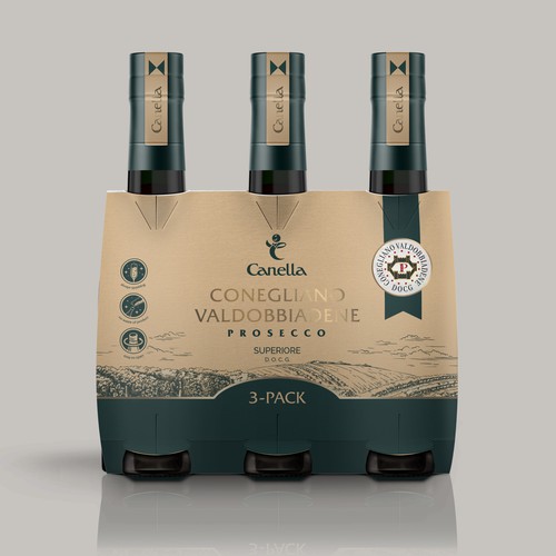 3pack prosecco Design by StanBranding