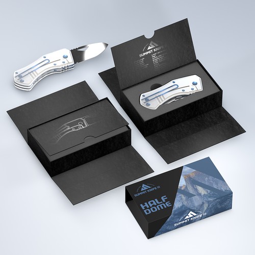 Premium EDC Knife Packaging Design Design by devel00per