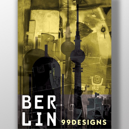99designs Community Contest: Create a great poster for 99designs' new Berlin office (multiple winners) Design by Nikola 81