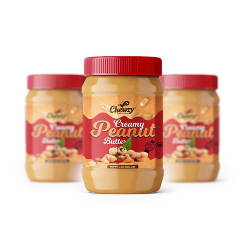 Peanut Butter Label Design by Martil Media