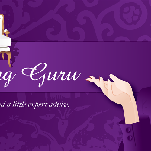 New banner ad wanted for DIY Decorating Guru Design por undrthespellofmars