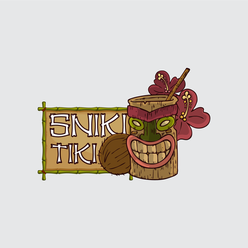 Tiki Bar Design! Design by Guava Creatives