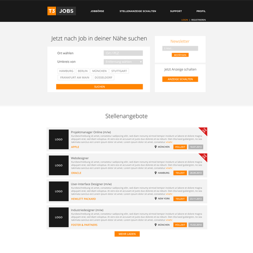 Web page design contest entry by koluk