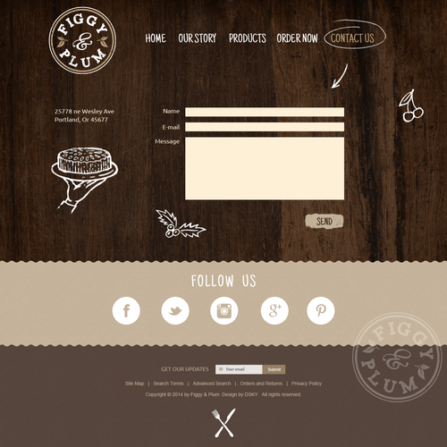 Create online brand for traditional, home-baked cake and pudding subscription club Design por DSKY