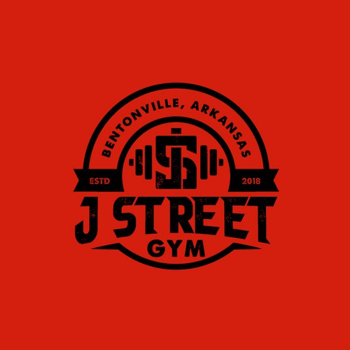 Create a Logo for a Badass/Old School Body Builder Gym! Design réalisé par Zarkum