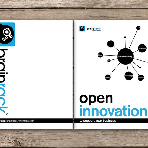 Brochure design for Startup Business: An online Think-Tank Ontwerp door tugkan