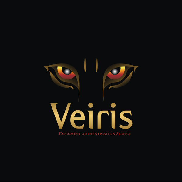 Design by be_ titled "Create a Simple Elegant Logo for Veiris - Document authentication"