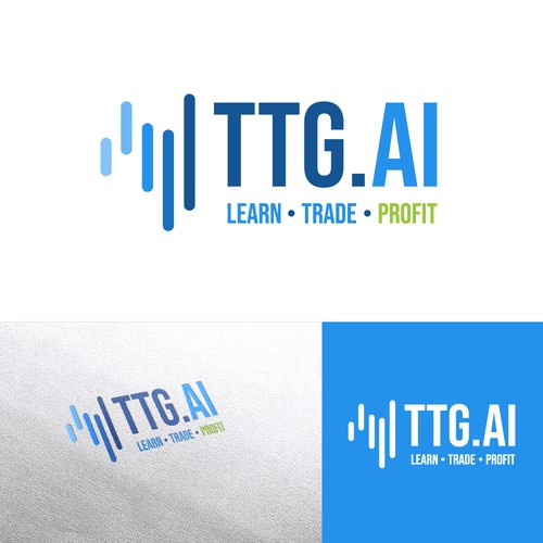 AI Financial Technology Logo Design by CreCreature