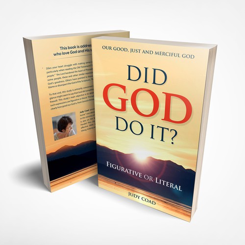 Design book cover and e-book cover  for book showing the goodness of God Design by H_K_B