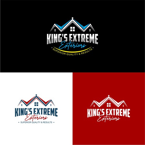 Exterior Construction Company Logo Design by nurmaelani