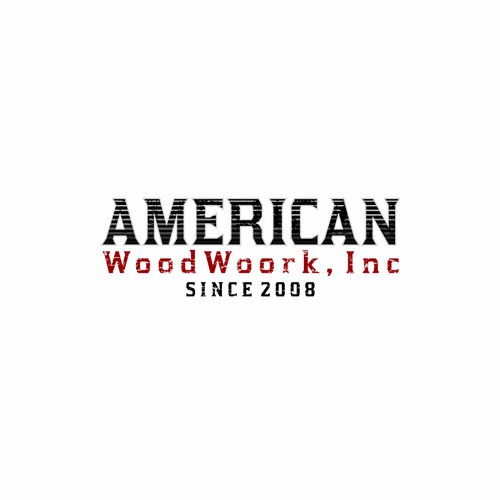 American Woodwork news a new logo Design by 444 design