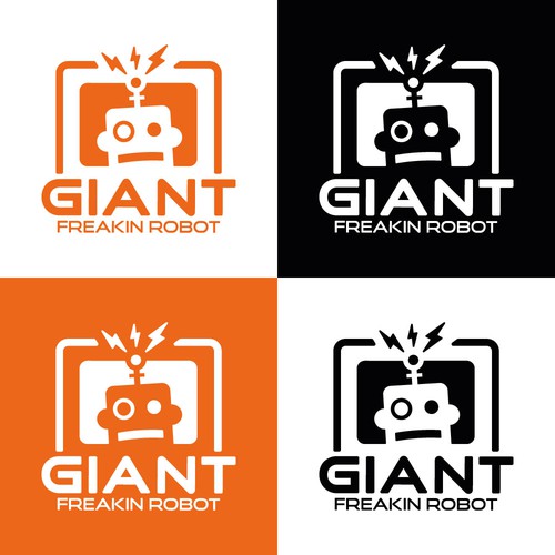 Minimalist, Classy Giant Robot Logo Wanted Design by tdesign.taner