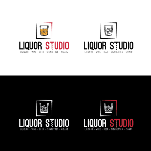 Liquor Studio -  Liquor Retail store Brand -  Upscale retail store Design by Neo_genesis_us