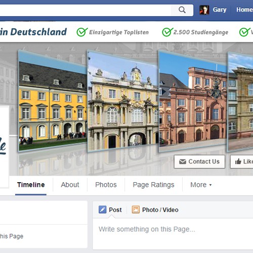 Awesome Facebook Cover for Student Platform Design by GJCDesign