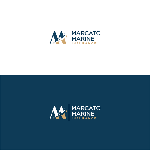 A distinguished logo that exudes marine insurance expertise Design by M a i s y a