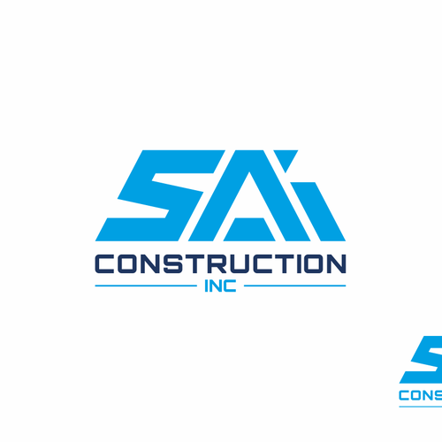 Custom residential construction and civil construction company Logo