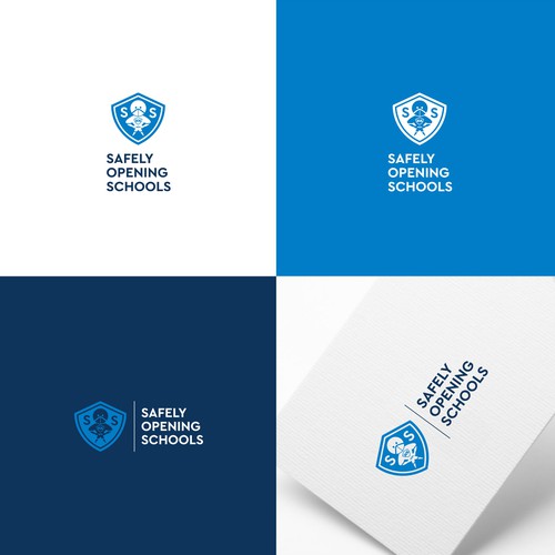 Logo for a group of Super Hero's working to get Kids back to school Design by Argim