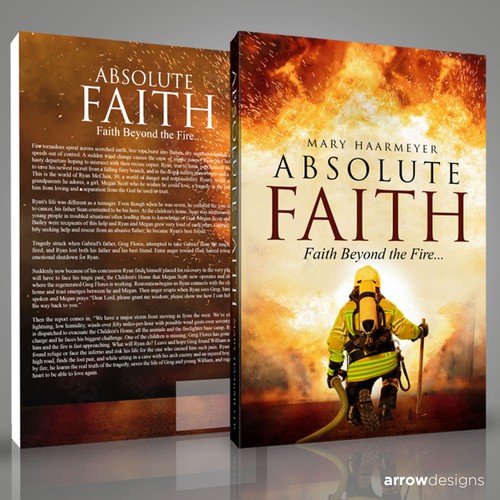 Inspirational Book Cover "Absolute Faith" Design by Arrowdesigns