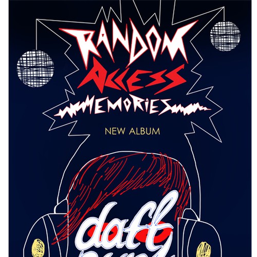 99designs community contest: create a Daft Punk concert poster デザイン by Grkovic Filip