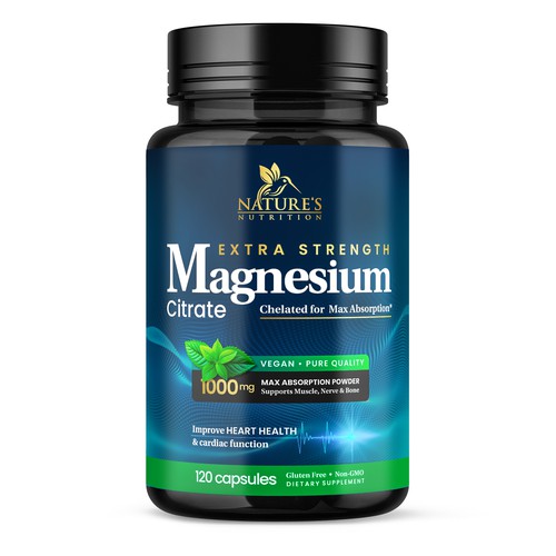 Premium Magnesium Citrate Design needed for Nature's Nutrition Design by Davi Giolo ★