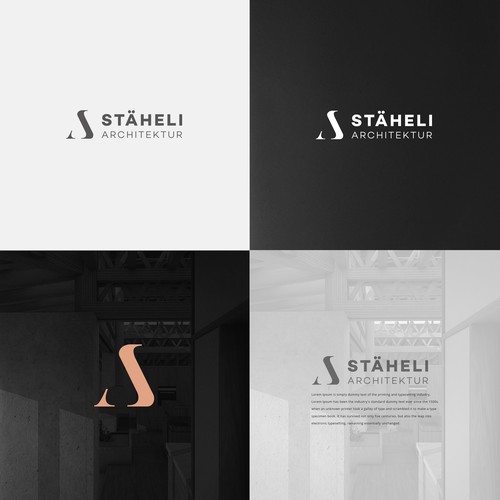 Modern Logo for new Swiss Architecture Office Design by mimi.art