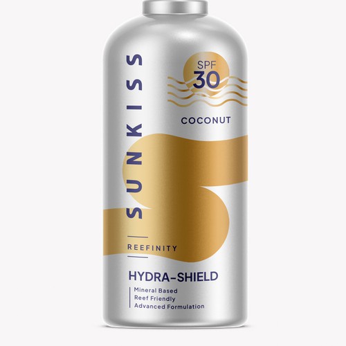 Luxury Sunscreen Label Design by Lady Goga
