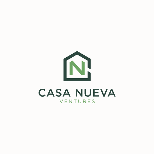 Real estate investing logo symbolizing growth Design by vecrow
