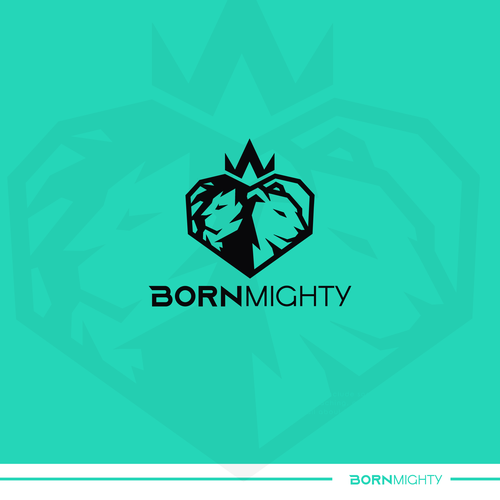 Bring “Born Mighty” Logo and Social To The Masses! Design by >>Jelena<<