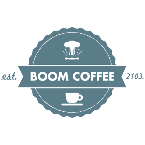 logo for Boom Coffee Design by Predrag Kezic