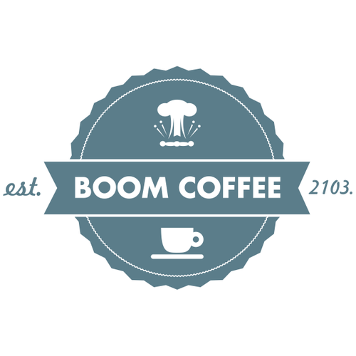 logo for Boom Coffee Diseño de Predrag Kezic