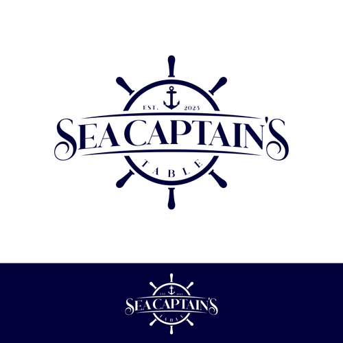 Sea Captain's Table Logo Design Design by VectorCrow87