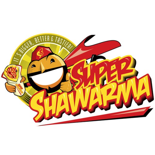 logo for Super Shawarma Design by Adrian Medel Aceiro