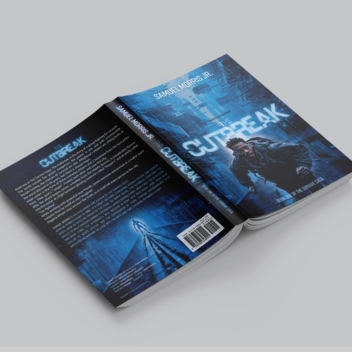 Sci-fi book cover with horror elements needed. Design by esportable