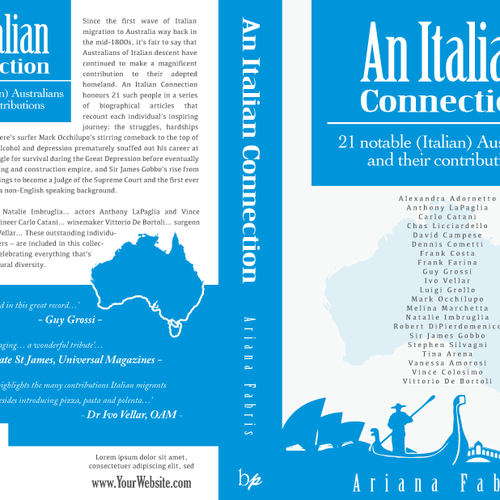 An Italian Connection: book cover design Diseño de Artlock16