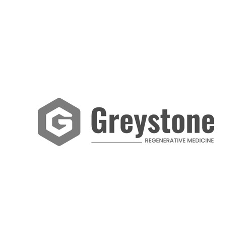 I like the lettering of Greystone here.  And then below Greystone a grey, stone-like structure with mortar or joints in  Design by Junaid.J