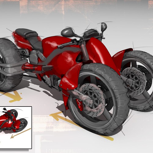 Design the Next Uno (international motorcycle sensation) Ontwerp door dosie