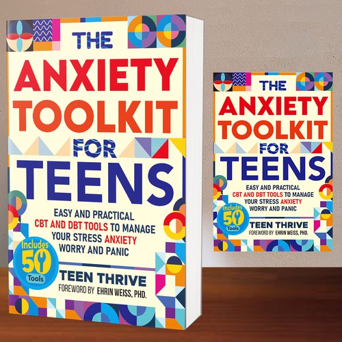 Book cover that POPS and ATTRACTS ATTENTION for TEENS (topic: Anxiety for Teens) Design by ^andanGSuhana^