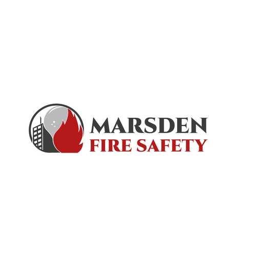 Create a contemporary logo for an established fire safety company