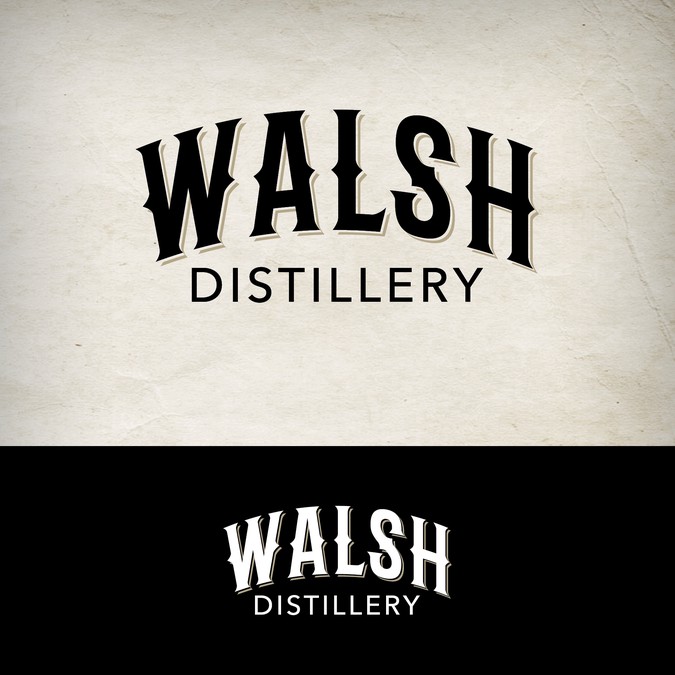 Walsh Distillery Logo, a Hand crafted premium; Gangster Whiskey. | Logo ...