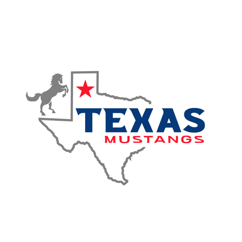 Diseño de Texas Mustangs de rulasic